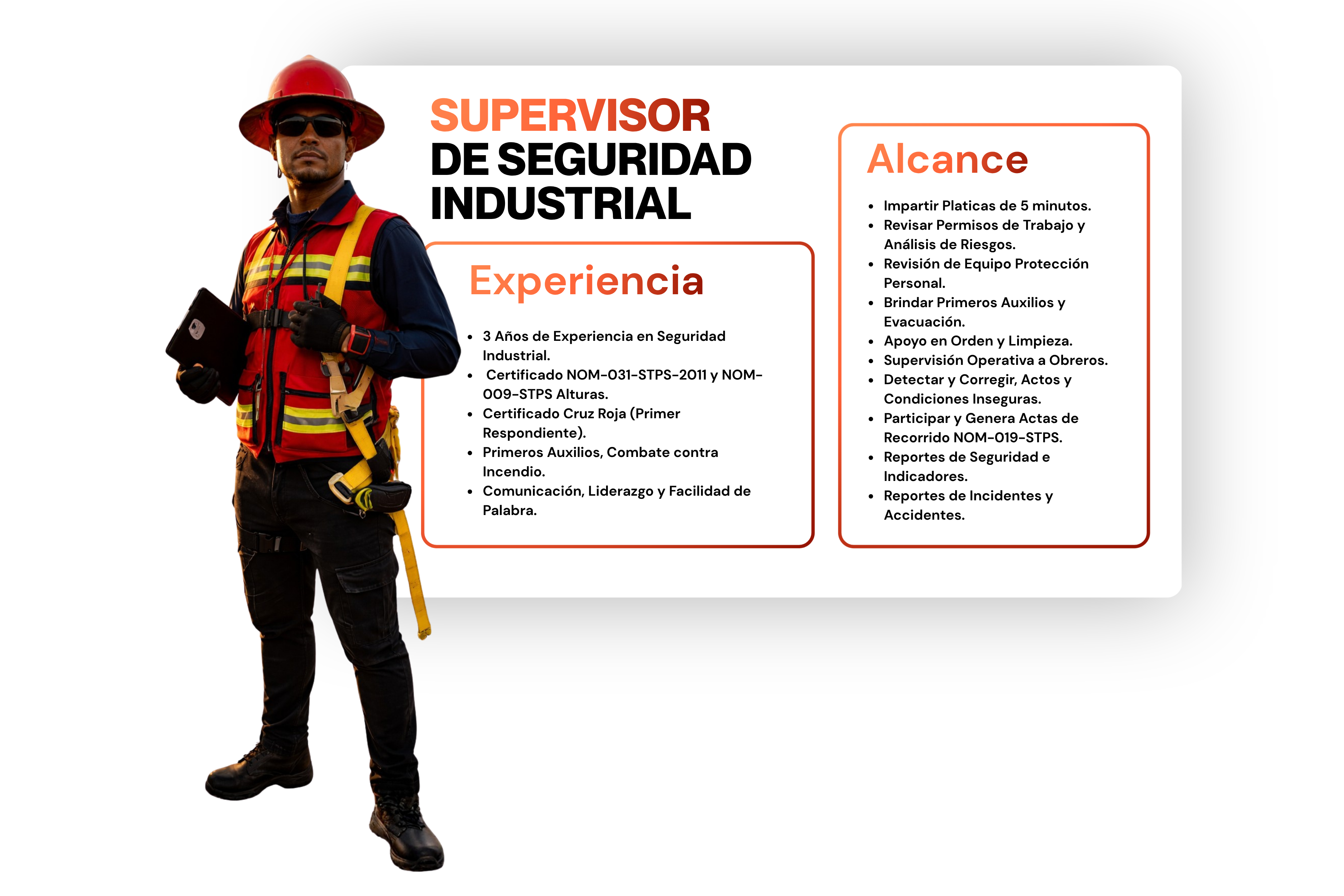 Supervisor de seguridad industrial